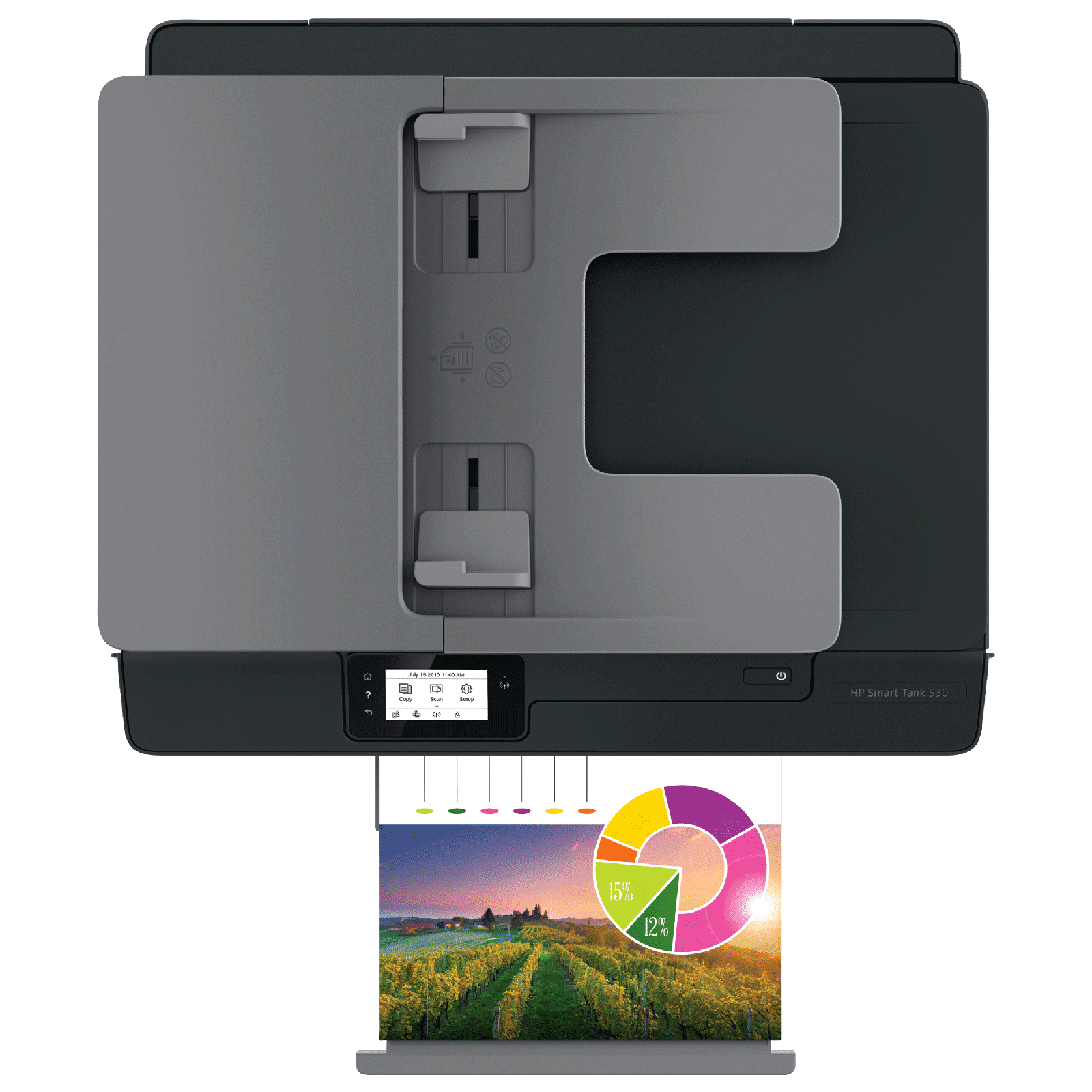Buy Hp Smart Tank 530 Wireless Color All In One Inkjet Printer Borderless Printing 4sb24a 2225